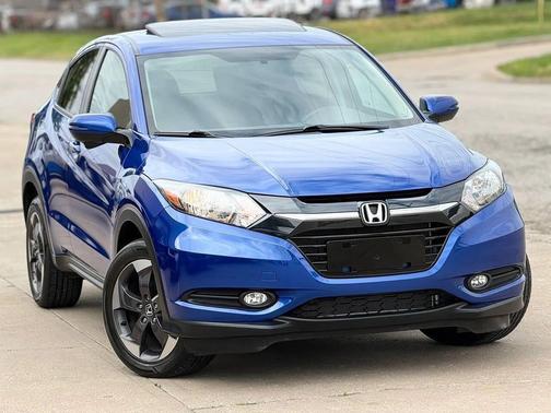 Aegean Blue Metallic 2018 Honda HR-V EX