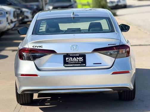 Gray 2026 Honda Civic Hybrid Sport