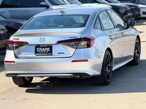 Gray 2026 Honda Civic Hybrid Sport