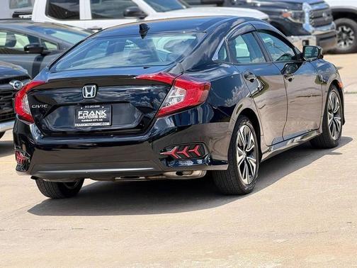 Black 2018 Honda Civic EX