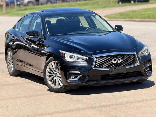 Black Obsidian 2019 INFINITI Q50 3.0t LUXE