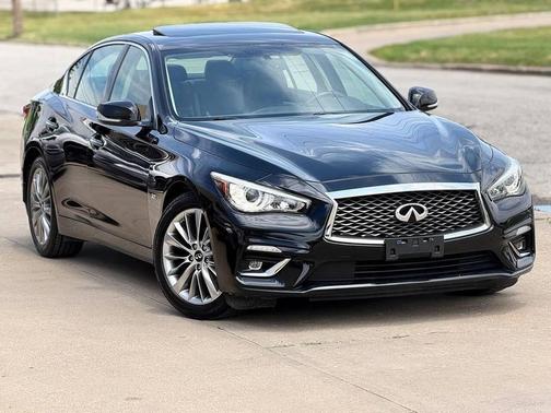Black Obsidian 2019 INFINITI Q50 3.0t LUXE