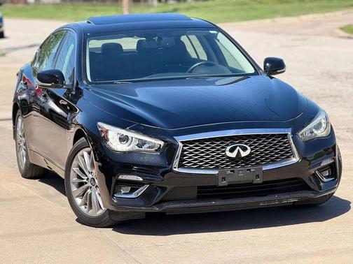 Black Obsidian 2019 INFINITI Q50 3.0t LUXE