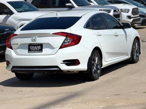Platinum White Pearl 2019 Honda Civic EX