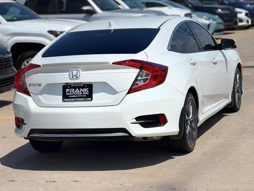Platinum White Pearl 2019 Honda Civic EX