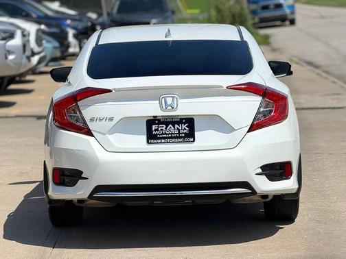 Platinum White Pearl 2019 Honda Civic EX