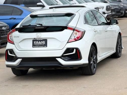 Platinum White Pearl 2020 Honda Civic EX-L
