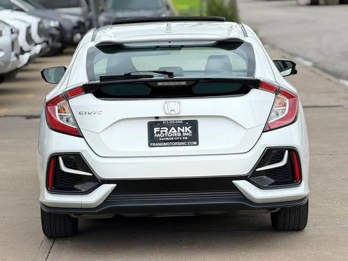 Platinum White Pearl 2020 Honda Civic EX-L