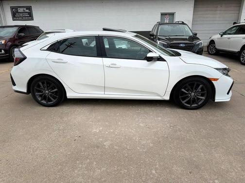 Platinum White Pearl 2020 Honda Civic EX-L