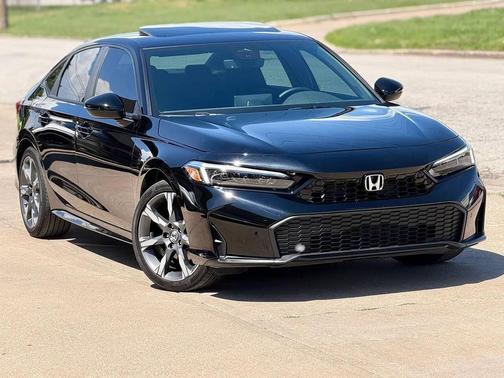 Crystal Black Pearl 2026 Honda Civic Hybrid Sport Touring