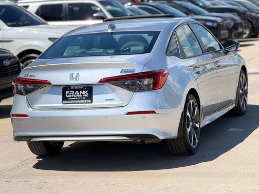 Gray 2025 Honda Civic Hybrid Sport Touring