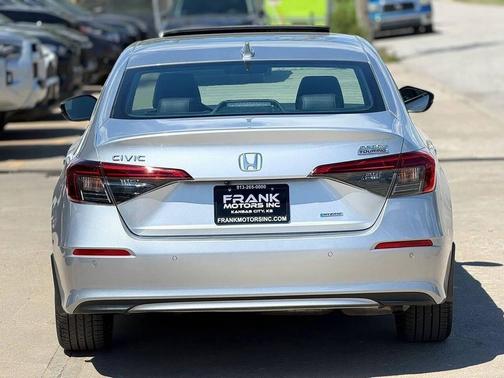 Gray 2025 Honda Civic Hybrid Sport Touring