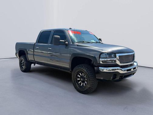 Cadet Blue Metallic 2005 GMC Sierra 2500 SLT H/D Crew Cab