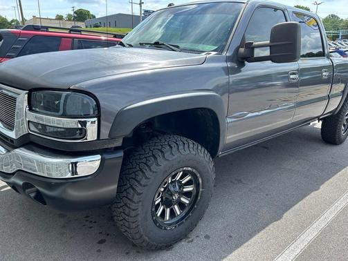 Cadet Blue Metallic 2005 GMC Sierra 2500 SLT H/D Crew Cab
