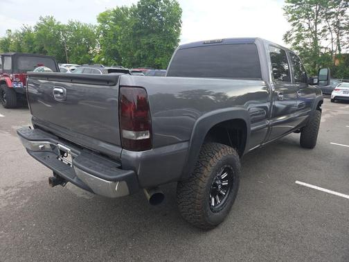 Cadet Blue Metallic 2005 GMC Sierra 2500 SLT H/D Crew Cab