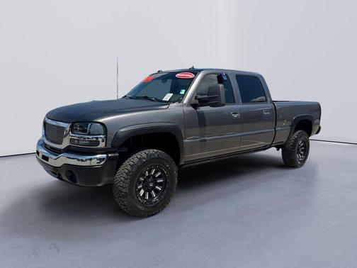 Cadet Blue Metallic 2005 GMC Sierra 2500 SLT H/D Crew Cab