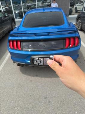 Velocity Blue Metallic 2021 Ford Mustang GT Premium