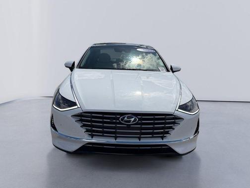 Serenity White 2023 Hyundai SONATA Hybrid Limited