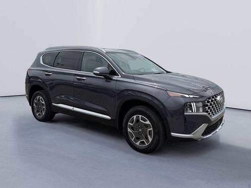 Lagoon Blue 2021 Hyundai SANTA FE HEV Blue