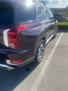 Sierra Burgundy 2021 Hyundai PALISADE Calligraphy