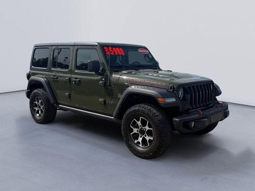 Sarge Green Clearcoat 2021 Jeep Wrangler Unlimited Rubicon
