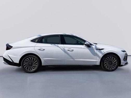 Serenity White 2026 Hyundai SONATA Hybrid Limited