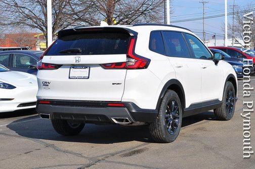 Platinum White Pearl 2026 Honda CR-V Hybrid Sport-L AWD