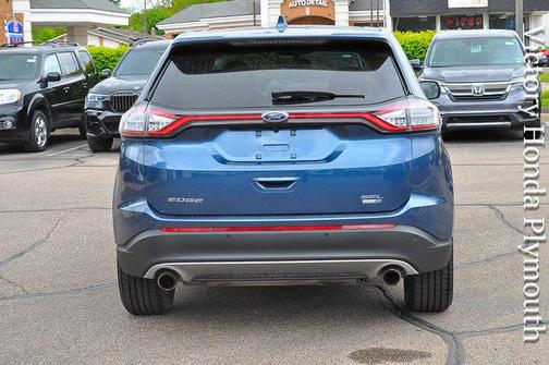 Blue Metallic 2018 Ford Edge SEL