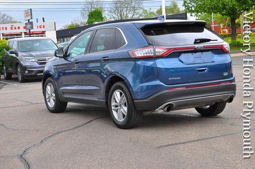 Blue Metallic 2018 Ford Edge SEL