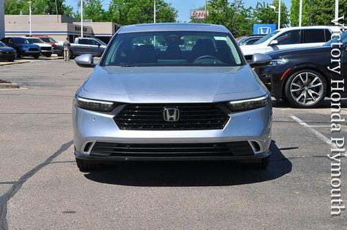 Solar Silver Metallic 2026 Honda Accord Hybrid Touring