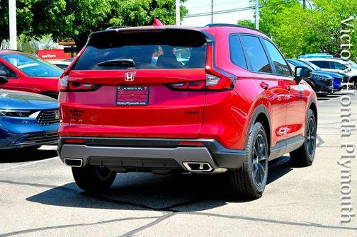 Radiant Red Metallic 2026 Honda CR-V Hybrid Sport-L AWD