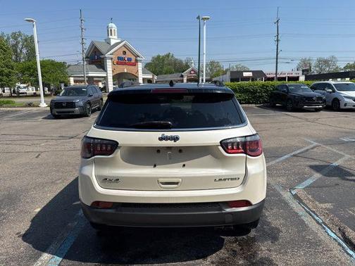 Pearl White Tri-Coat 2018 Jeep Compass Limited