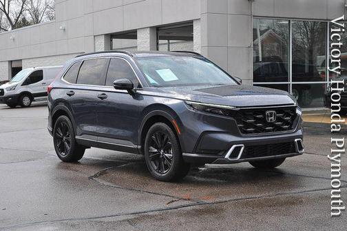 Blue 2024 Honda CR-V Hybrid Sport Touring AWD