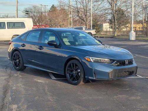 Blue Lagoon Pearl 2026 Honda Civic Hybrid Sport