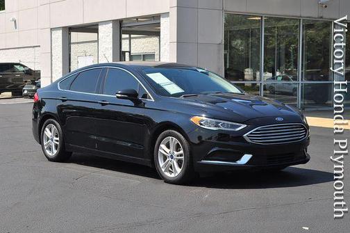 Shadow Black 2018 Ford Fusion SE
