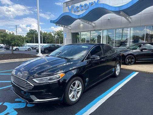 Shadow Black 2018 Ford Fusion SE