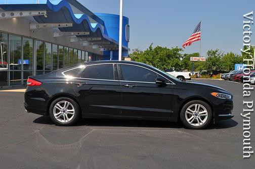 Shadow Black 2018 Ford Fusion SE
