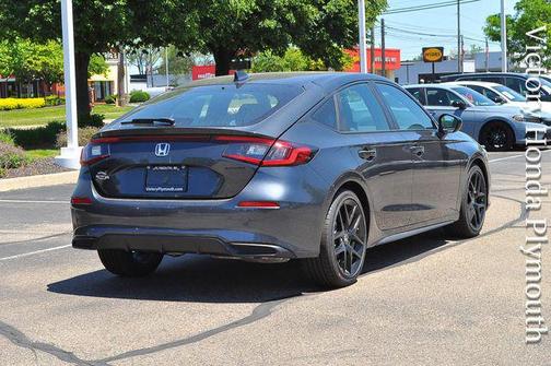 Meteorite Gray Metallic 2026 Honda Civic Sport