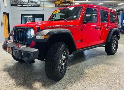 Red 2023 Jeep Wrangler Rubicon