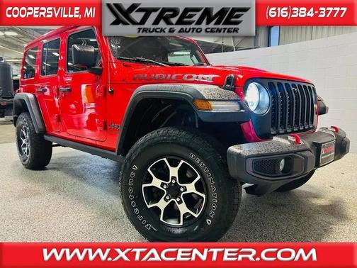 Red 2023 Jeep Wrangler Rubicon