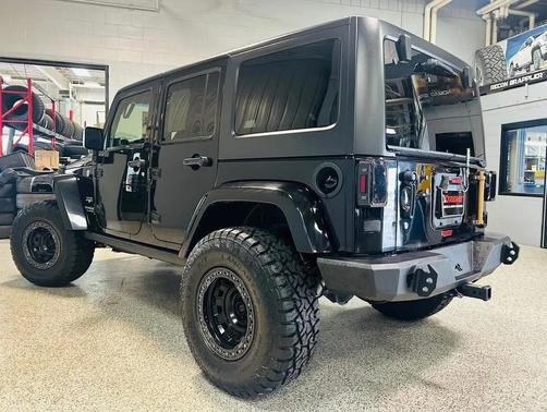 Black Clearcoat 2017 Jeep Wrangler Unlimited Sahara