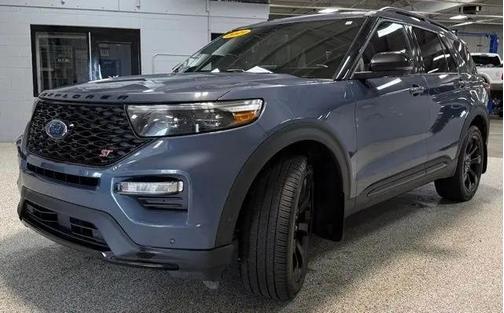 Blue 2021 Ford Explorer ST