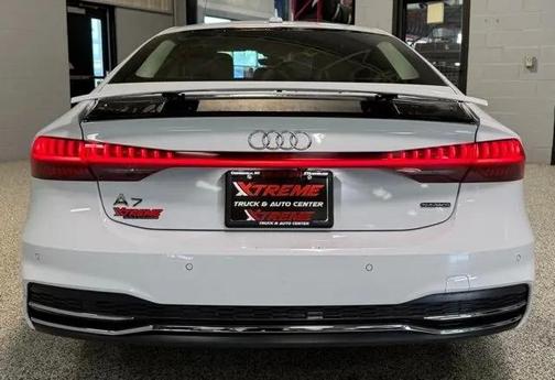 White 2019 Audi A7 55 Premium