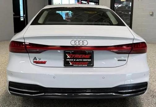 White 2019 Audi A7 55 Premium