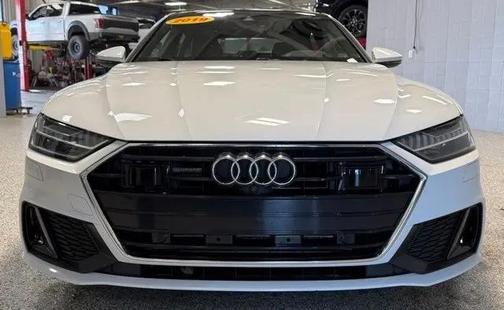 White 2019 Audi A7 55 Premium