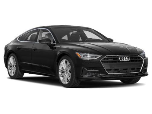 White 2019 Audi A7 55 Premium