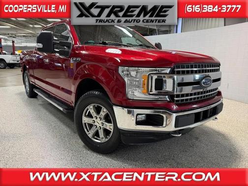Red 2018 Ford F-150 XLT
