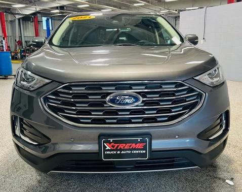 Gray 2021 Ford Edge Titanium