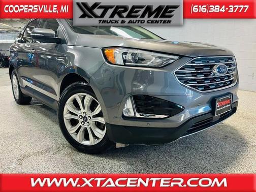 Gray 2021 Ford Edge Titanium