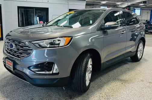 Gray 2021 Ford Edge Titanium
